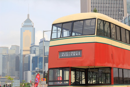 classic bus hong kongのeditorial素材