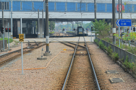Light Rail  Hong Kong のeditorial素材