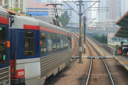 Light Rail  Hong Kong のeditorial素材