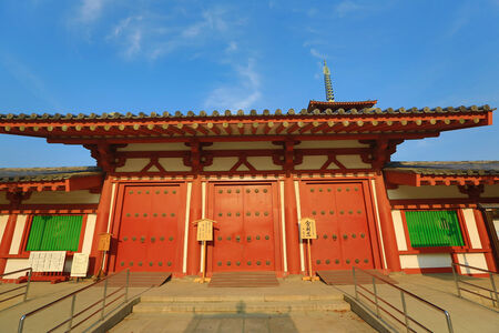 Tennoji temple, Japanese temple in Osakaのeditorial素材