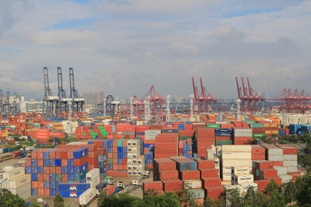 Kwai Tsing Container Terminalsのeditorial素材