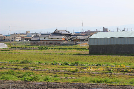 Train view of Osaka to Nara , Japanのeditorial素材
