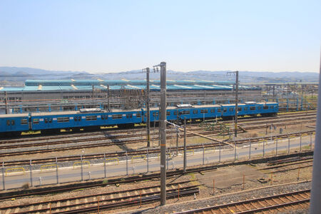 view from window Airport Express HARUKA, osaka