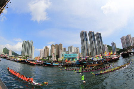 Aberdeen dragon raceのeditorial素材