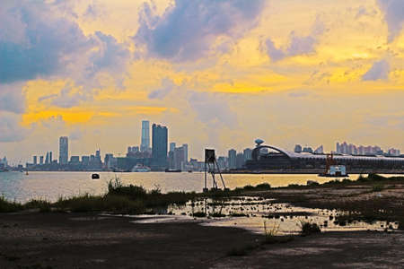 Victoria Harbor, hong kongのeditorial素材