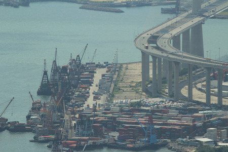 stonecutters bridge , hong kong