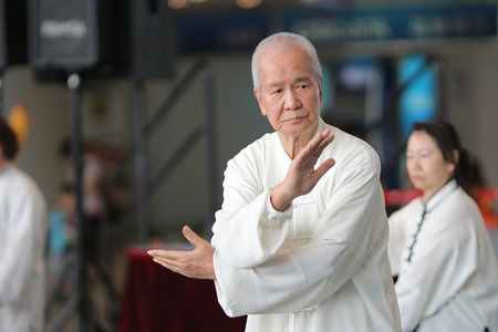 chinese do taichi のeditorial素材