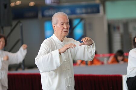 chinese do taichi のeditorial素材