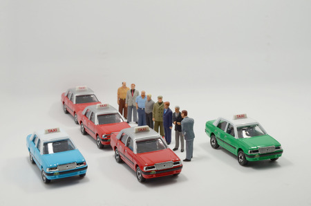 model taxi at hong kong