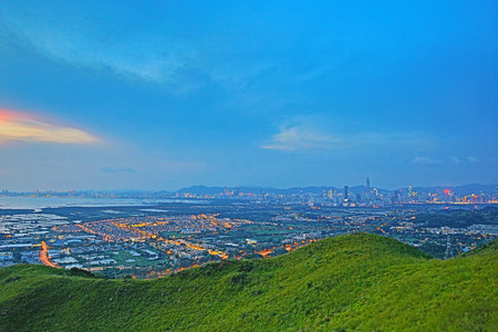 Yuen Long district,  shooting at Kai Kung Lengの写真素材