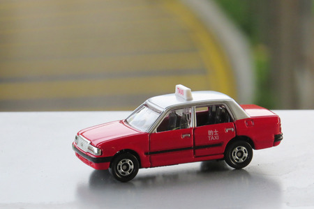 model taxi, hong kongの写真素材