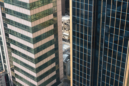 Modern office building in Hong Kong