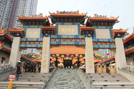 Wong Tai Sin temple, Hong Kongのeditorial素材