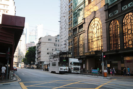 Des Voeux Road Westのeditorial素材