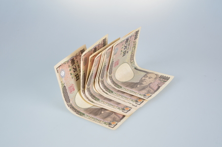 Japanese yen bills. currency from japanJapan moneyの写真素材