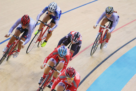 Indoor track cycling