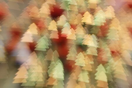 Festive Background With Natural Bokeh And Bright Golden Lightsの写真素材