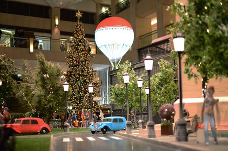 small christmas townのeditorial素材