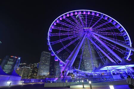 Hong Kong Ferris Wheelのeditorial素材