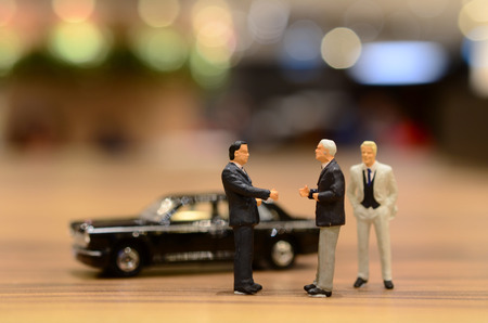 small businessman figureの写真素材