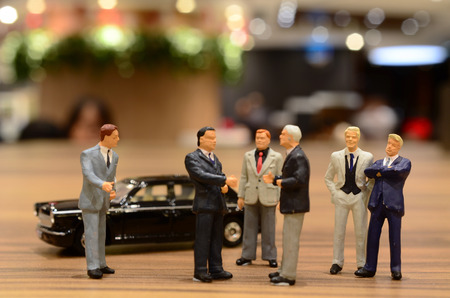 small businessman figureの写真素材
