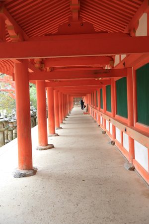 Nara, Japan Kasuga-taisha Shrine.のeditorial素材