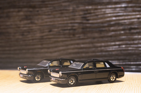 Miniature model of a carの写真素材