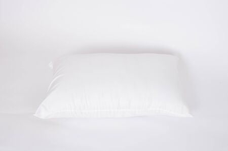 Soft and hygiene pillow great for your bedroom isolated on white backgroundの写真素材