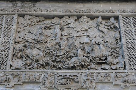 a chinese art in wall