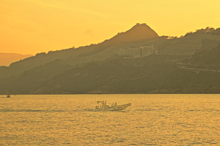 Junk Bay, Tseung Kwan O bayの写真素材