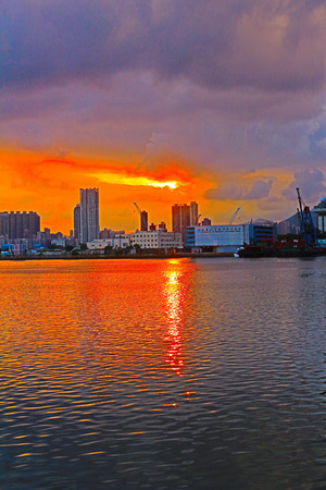 the Kwun Tong Typhoon Shelter, hkのeditorial素材