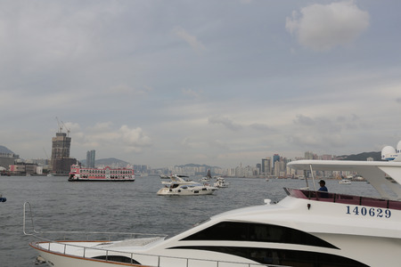 Kowloon peninsula at hong kongのeditorial素材