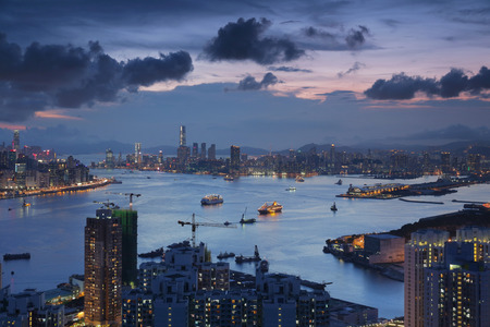 the Devil s Peak view hong kongの写真素材