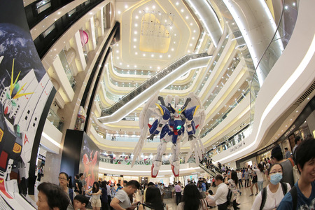 Gundam statue is robot action animation series hkのeditorial素材