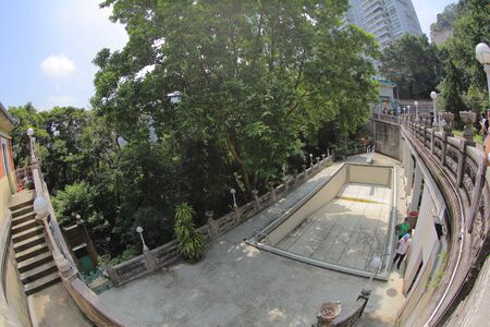 a heritage buildings of King Yin Lane, wan chai