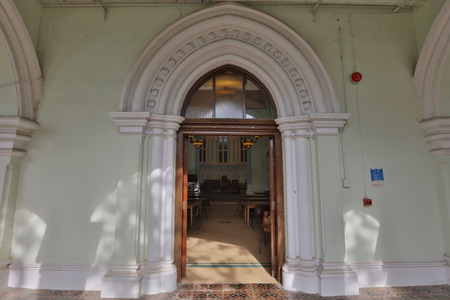 the university hall of hku Pok Fu Lamのeditorial素材