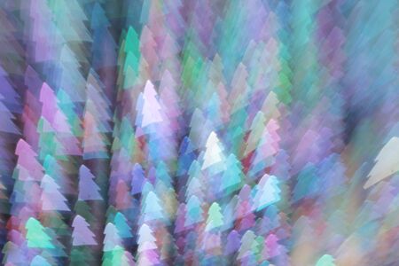 the Blurred lights in the shapeの写真素材