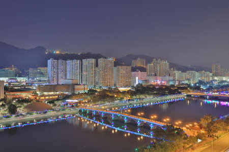 the Festive Lighting in Sha Tin hk