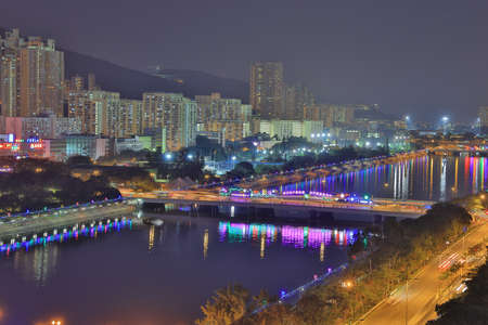 the Festive Lighting in Sha Tin hkの写真素材