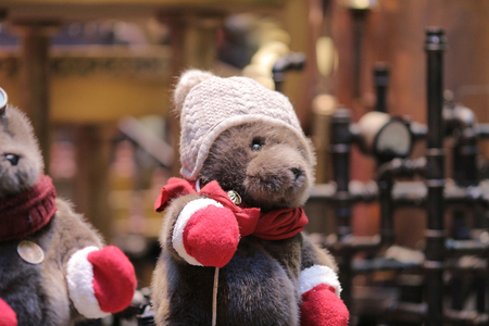 Christmas decorations in the streets in 2015 at Hong Kong,の写真素材