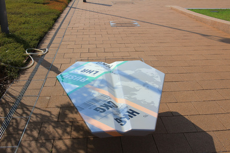 a plane look of outdoor seat in park