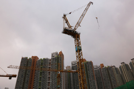 the Big construction site at tko hk