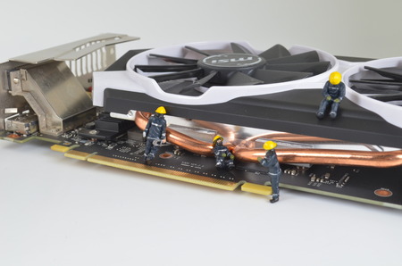 The concept of teamwork at construction siteの写真素材