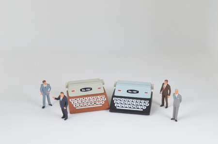 the group of the small business figureの写真素材