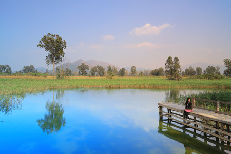 the wetland of NAM SANG WAI 2016のeditorial素材