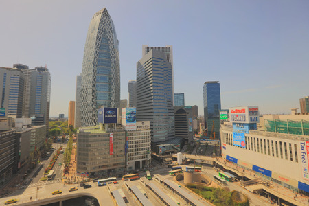 Tokyo, Japan cityscape at Shinjuku skyscraper district at 2016のeditorial素材