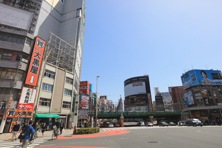 The district has evolved into a shopping areaのeditorial素材