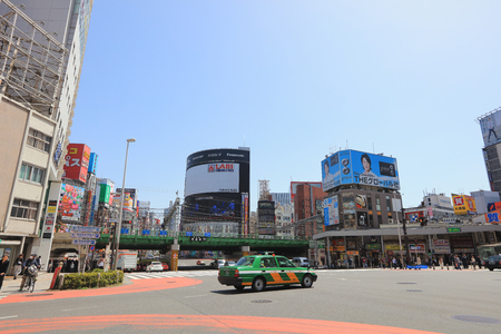 The district has evolved into a shopping areaのeditorial素材