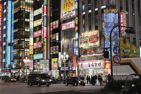 a nightlife district known as Sleepless Town.のeditorial素材