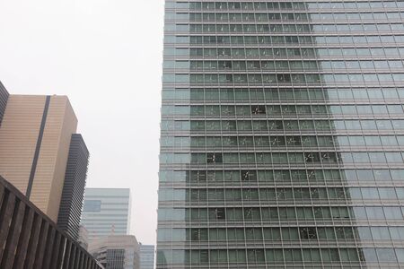 Tokyo station and Marunouchi business district.のeditorial素材